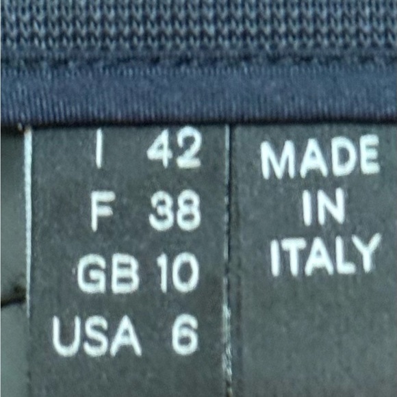 Derek Lam Silk Knee Length Mock Neck Striped Pleated Long Sleeves Keyhole Size 6 - Picture 8 of 12